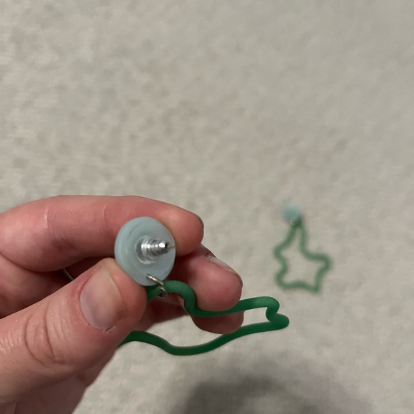 Abstract Clay Earrings - Picture 3 of 5